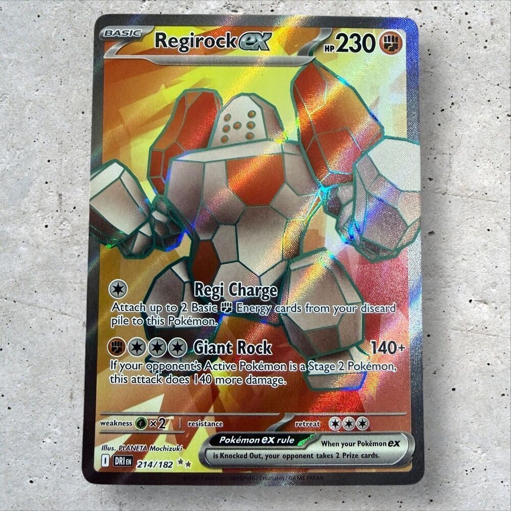 Regirock ex 214/182 Sv10: Destined Rivals Holo